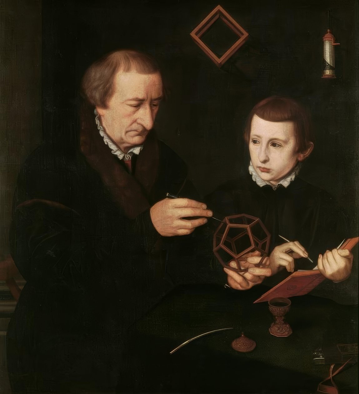 Johannes Neudörfer mit seinem Sohn von Nicolas Neufchatel