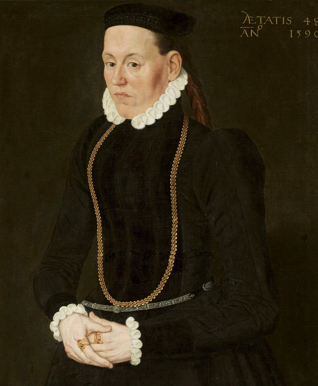 Porträt einer Patrizierin von Nicolas Neufchatel