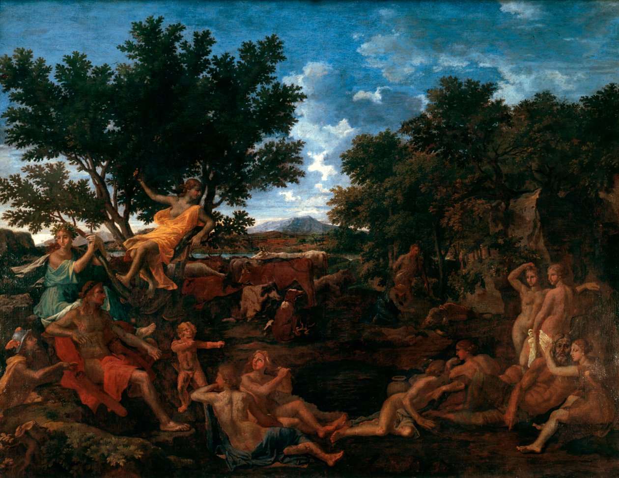 Apollo, Liebhaber von Daphne, um 1664 von Nicolas Poussin