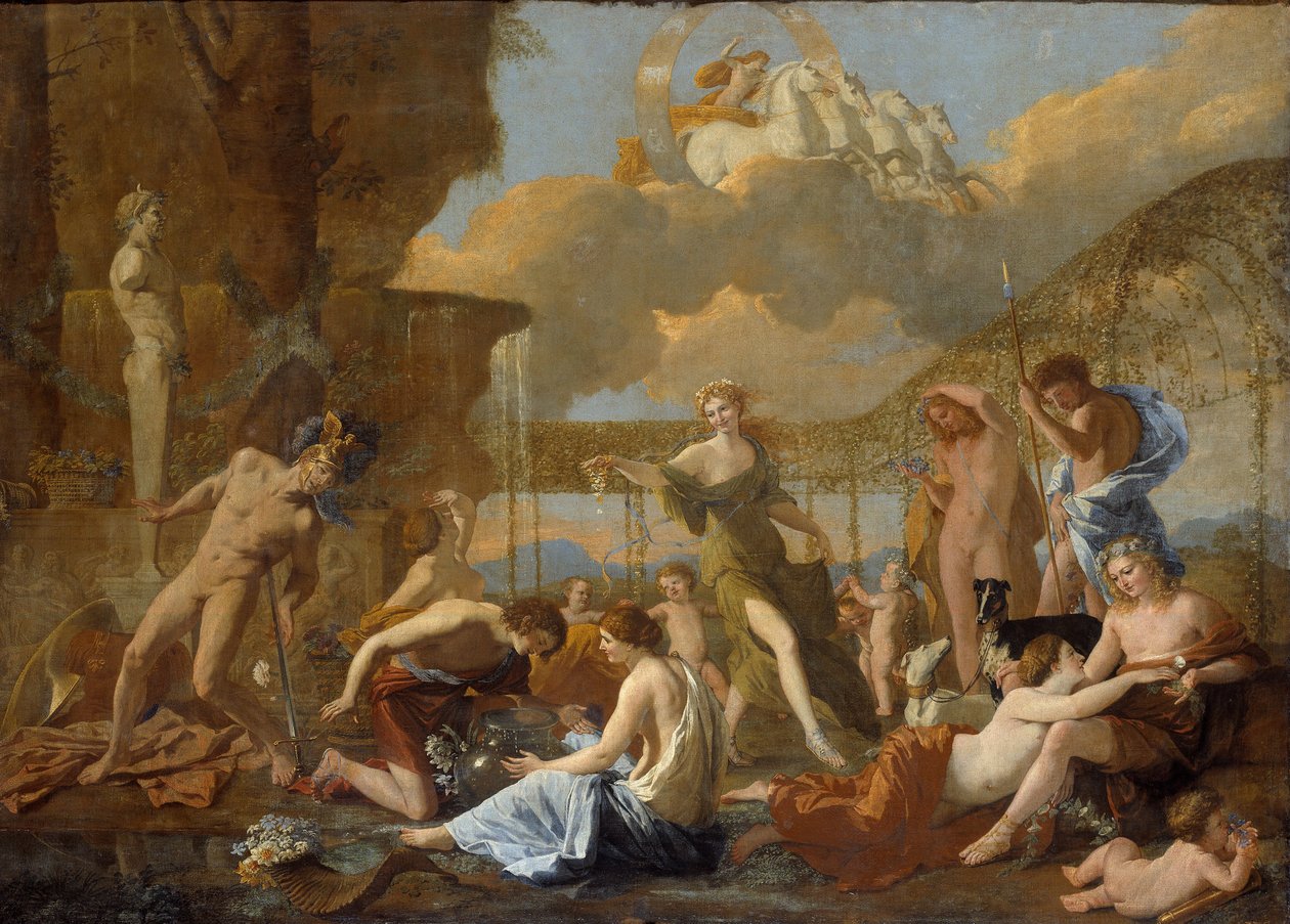 Das Reich der Flora von Nicolas Poussin