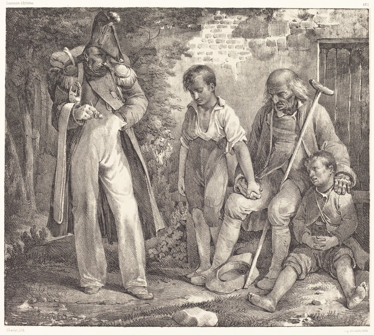 Das Almosen von Nicolas Toussaint Charlet