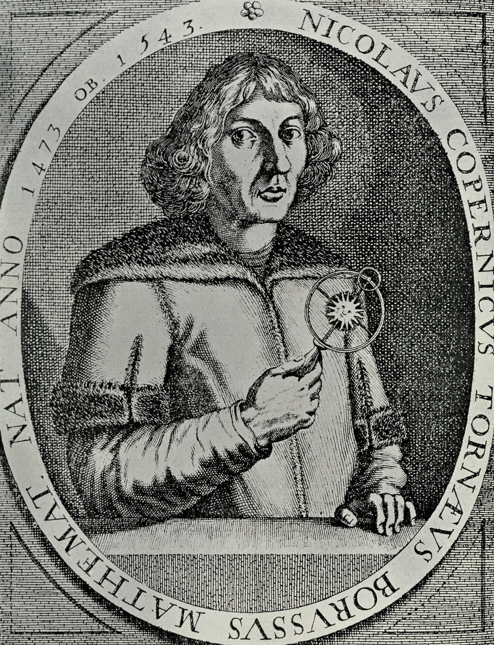 Kopie eines Selbstporträts von Nicolaus Copernicus