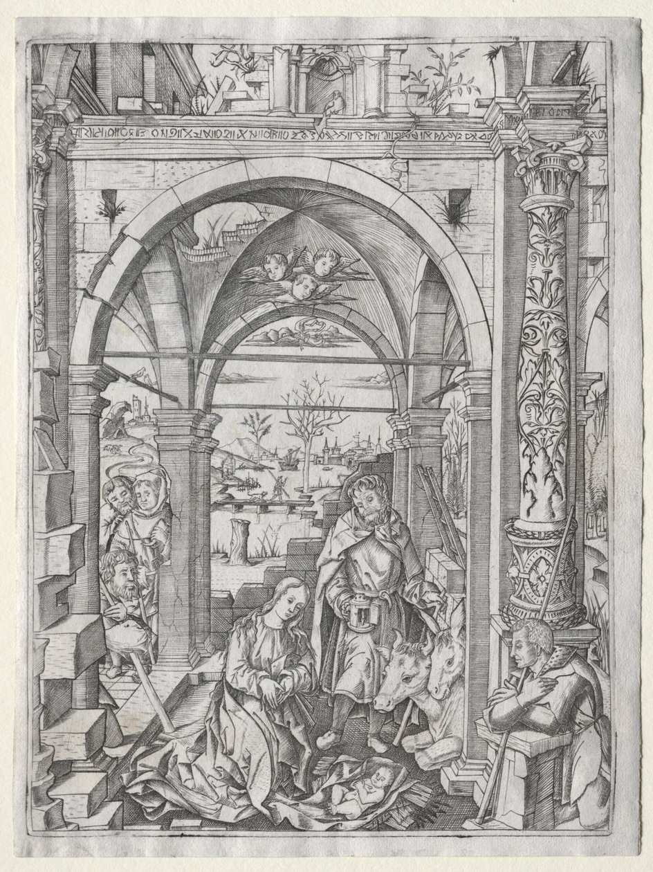 Anbetung der Hirten von Nicoletto da Modena