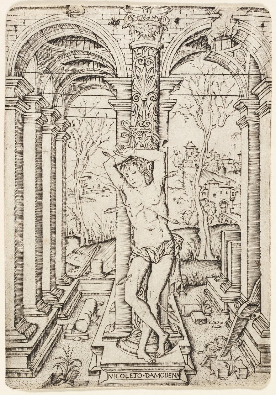 Heiliger Sebastian von Nicoletto da Modena