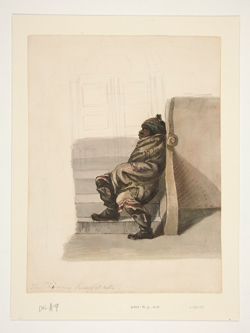 Der Schornsteinfeger in Ruhe von Nicolino Calyo