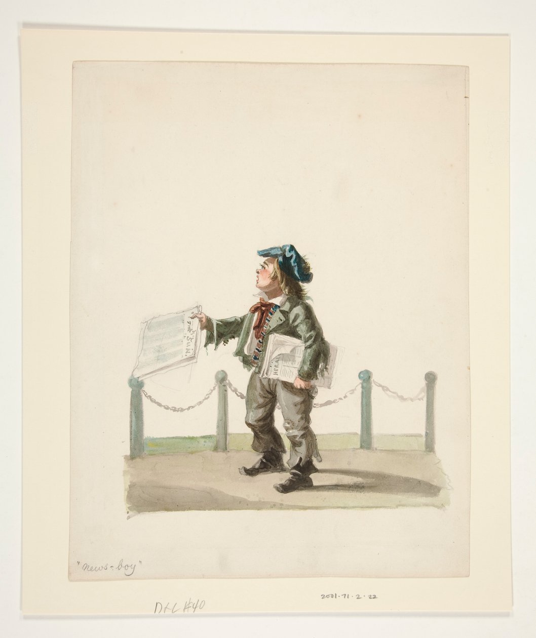 Der Zeitungsjunge von Nicolino Calyo