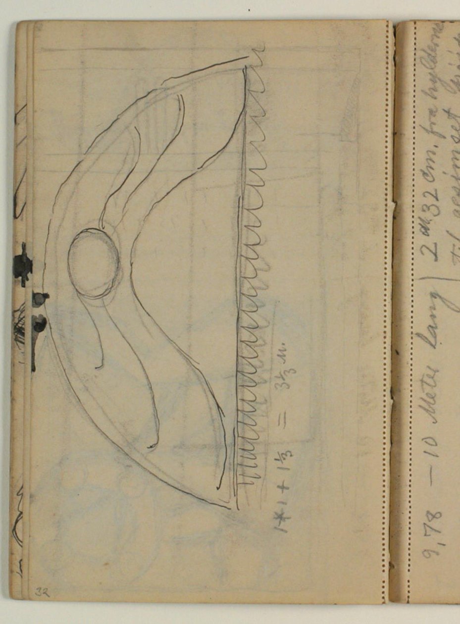 Ornamententwurf von Niels Larsen Stevns