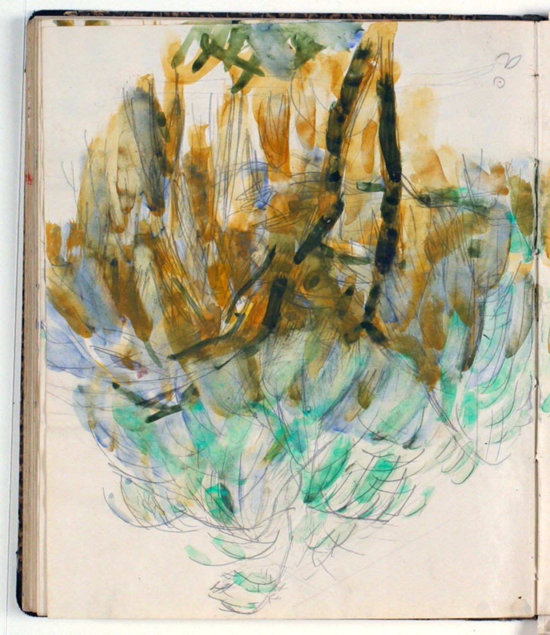 Studie eines Gebüschs von Niels Larsen Stevns