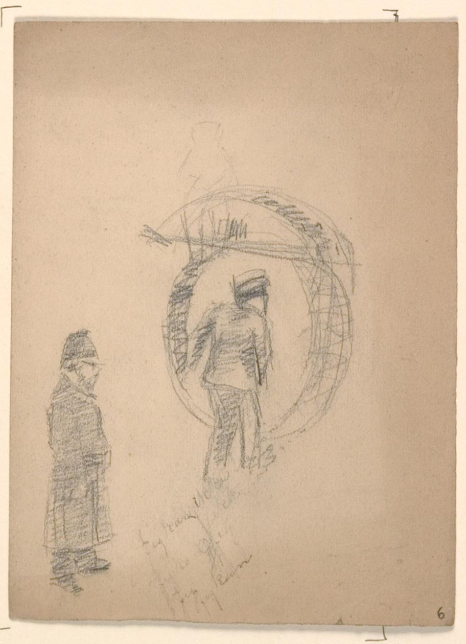 Zwei Männer von Niels Larsen Stevns