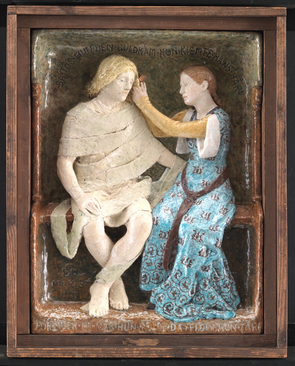 Aage und Else, sitzendes Paar von Niels Skovgaard