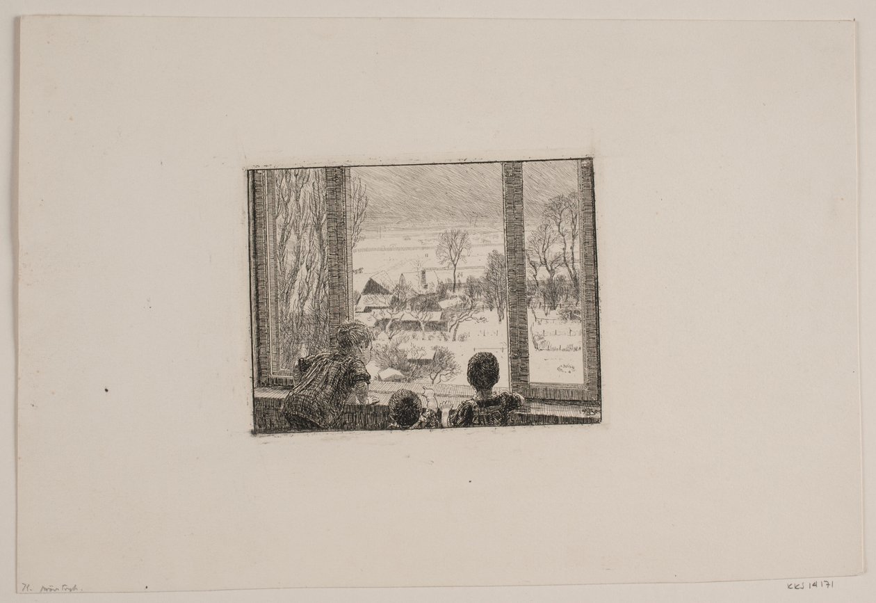 Die Kinder am Fenster von Niels Skovgaard
