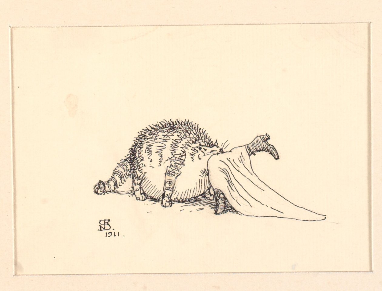 Illustration zu Der dicke Kater von Niels Skovgaard