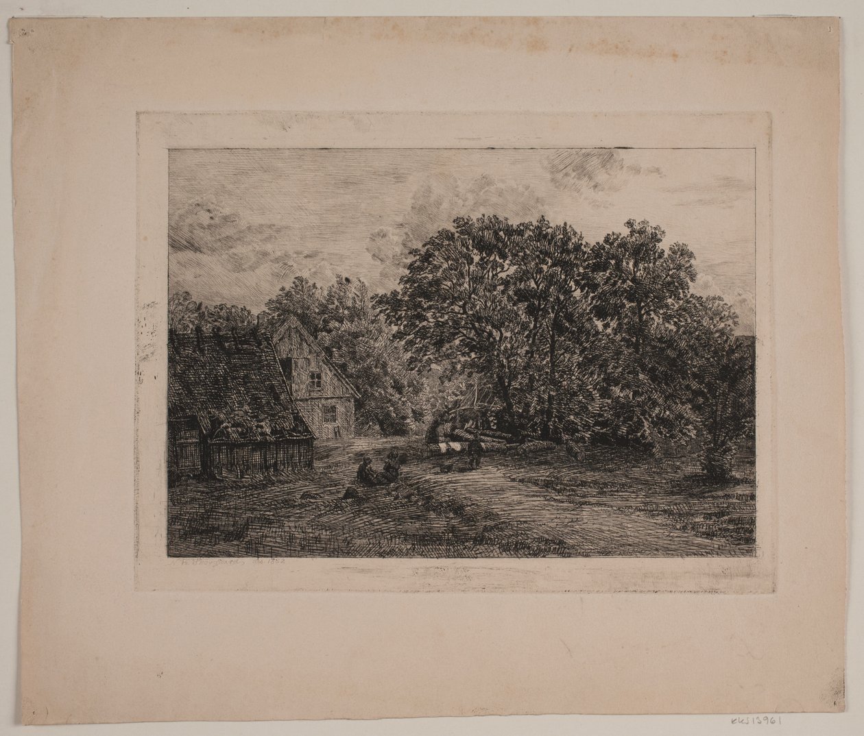 Die Mühle. Wassermühle in Halland von Niels Skovgaard