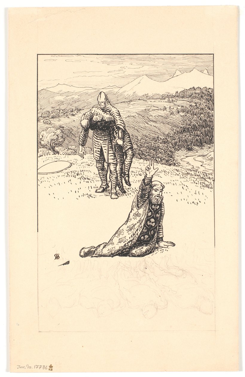 Erzbischof Turpins Tod von Niels Skovgaard