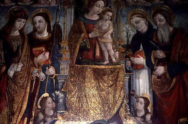 Thronende Madonna von Nikola Bozidarovic