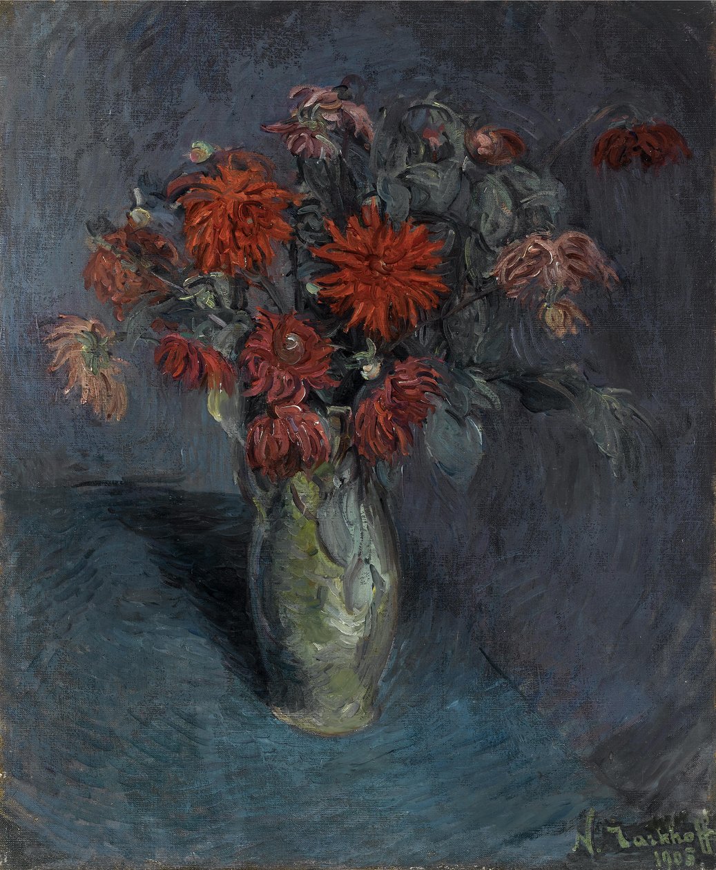 Blumen in einer Vase von Nikolai Aleksandrovich Tarkhov