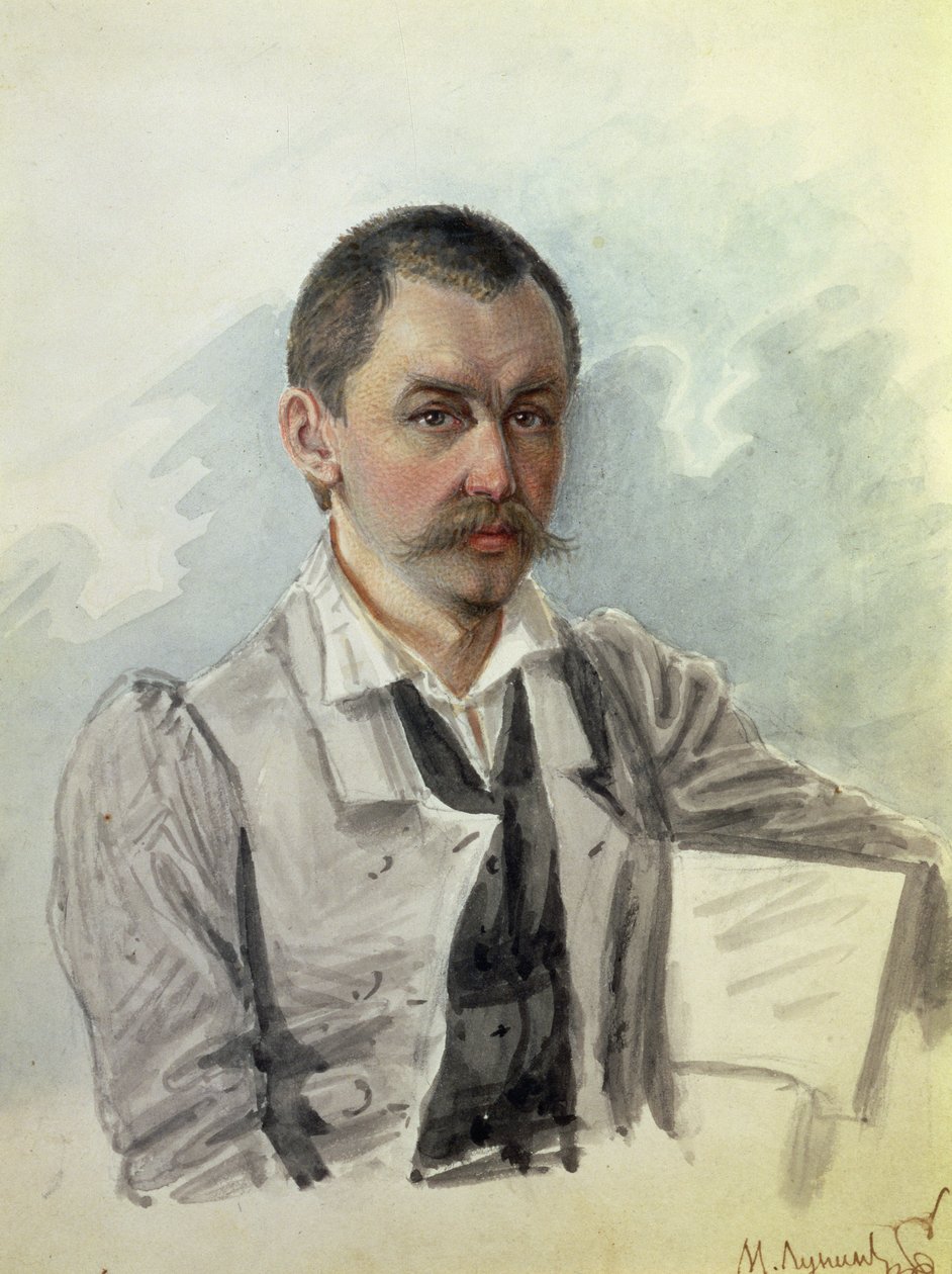 Porträt von M. Lunin, Peter-Gefängnis von Nikolai Alexandrovich Bestuzhev