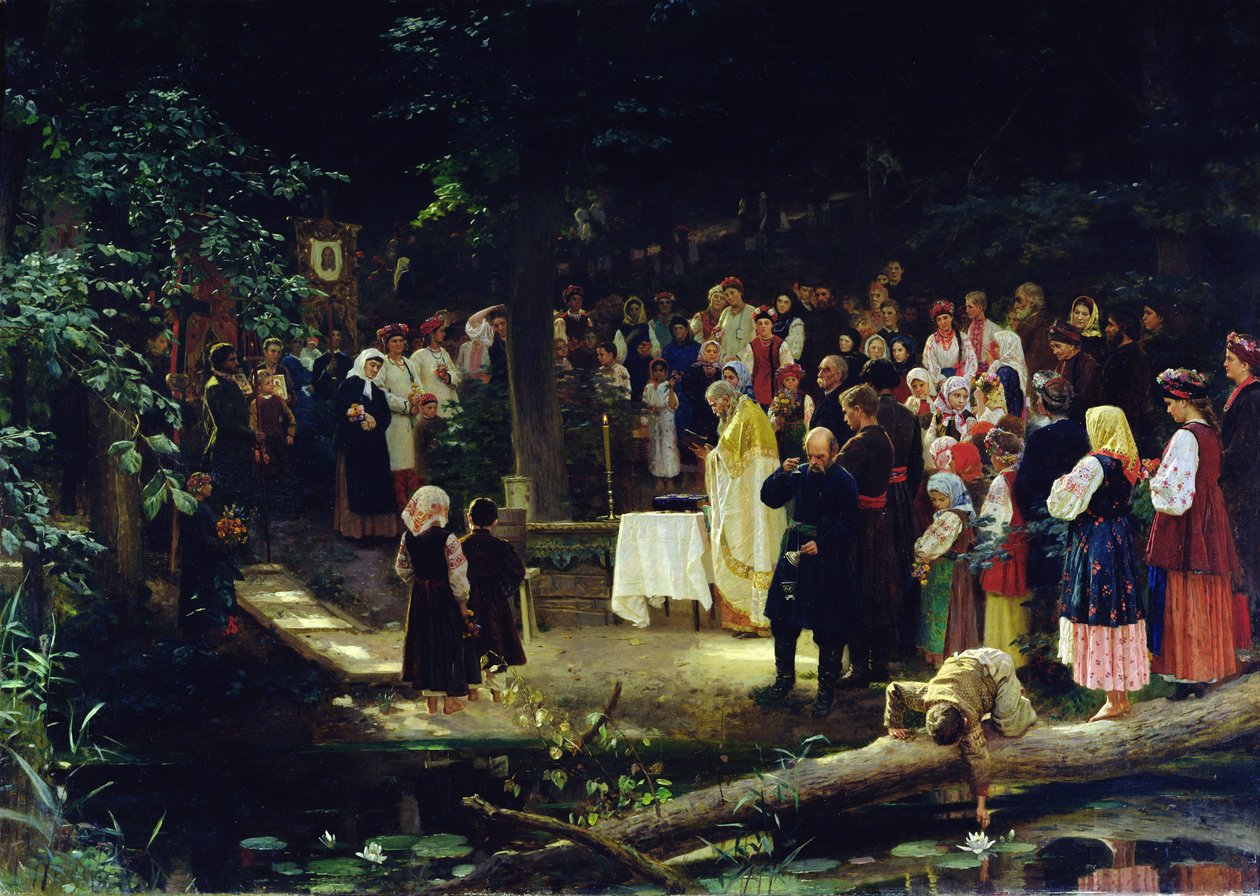 Fest der Verklärung unseres Herrn in der Ukraine von Nikolai K. Bodarevski