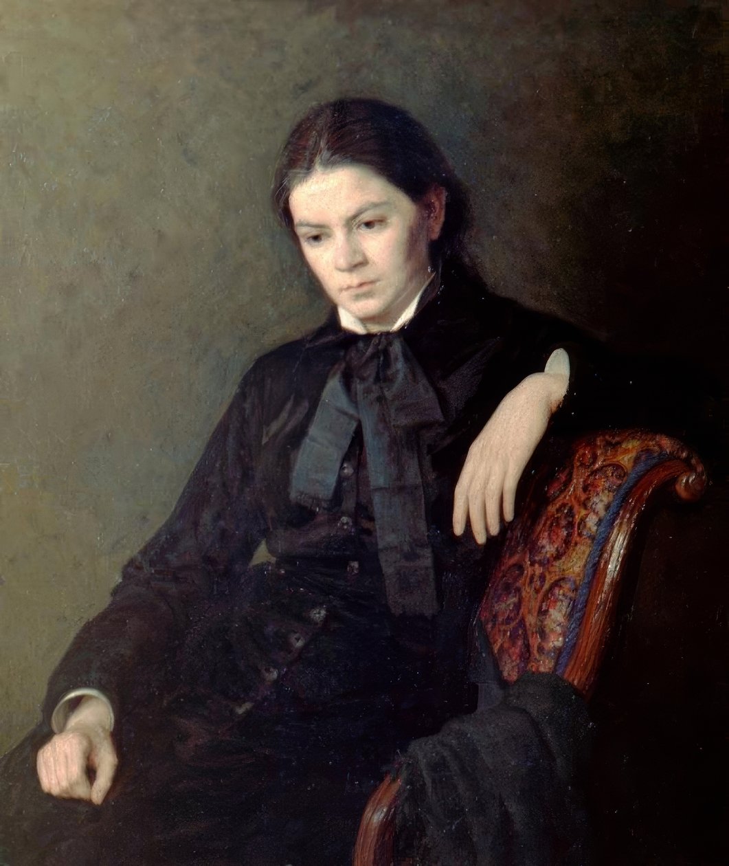 Porträt einer unbekannten Dame von Nikolai Alexandrovich Yaroshenko