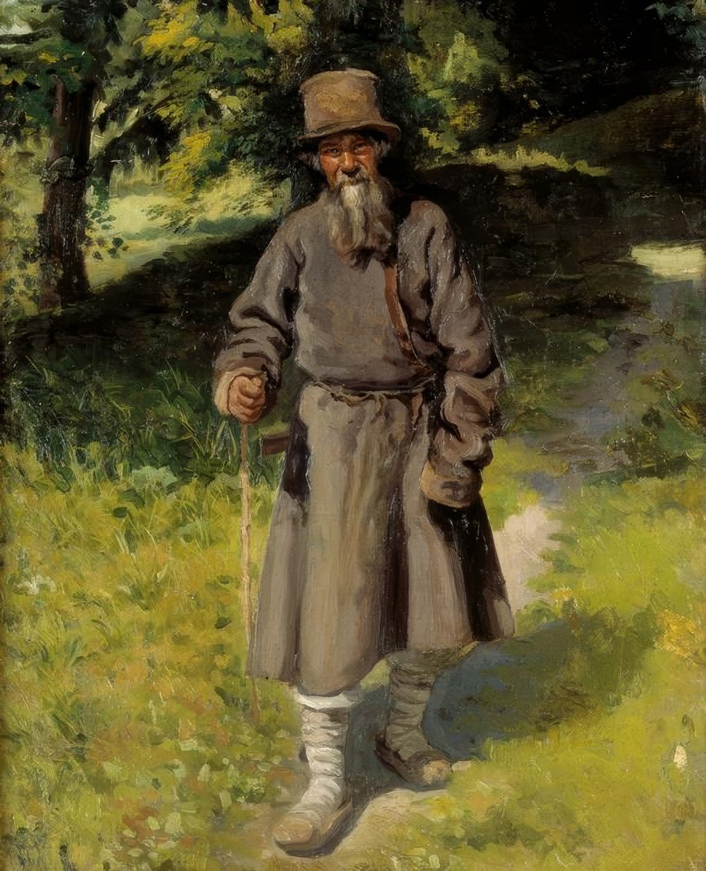 Der Wanderer von Nikolai Alexandrowitsch Jaroschenko