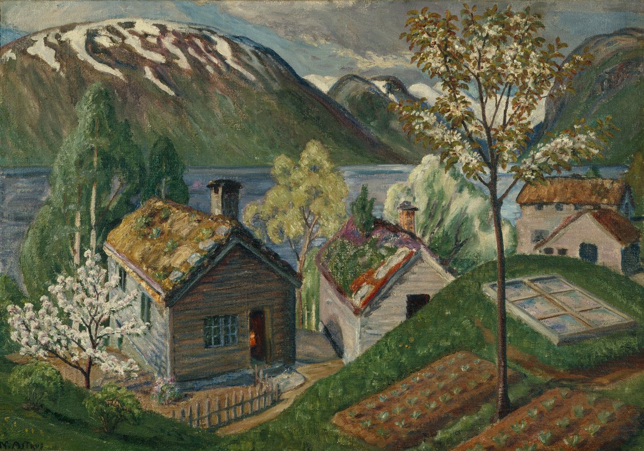 Mistbenken (Kaltrahmen) von Nikolai Astrup