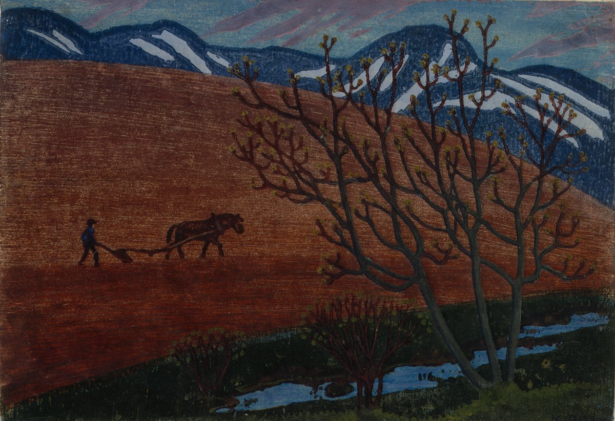 Der Pflüger von Nikolai Astrup