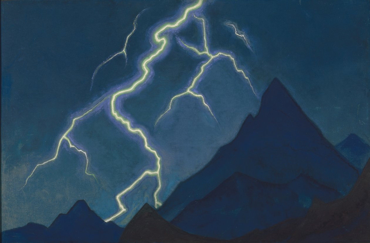 Ruf des Himmels. Blitz von Nikolai Konstantinowitsch Roerich