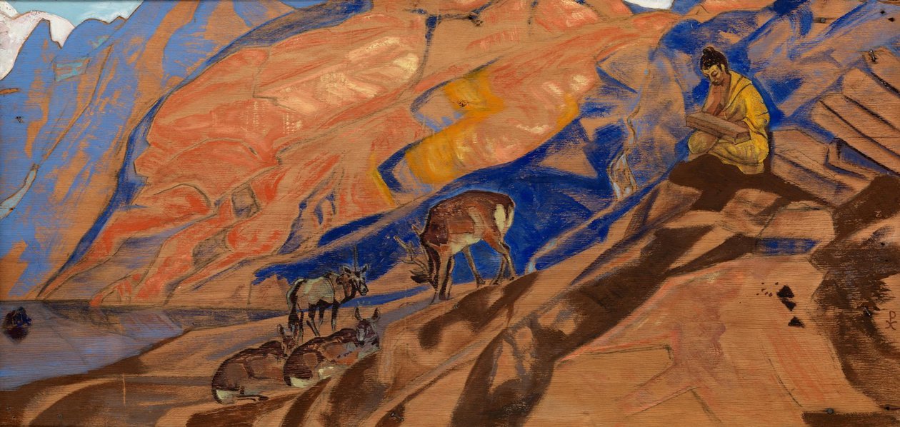 Befehle des Lehrers, 1927 von Nikolai Konstantinowitsch Roerich