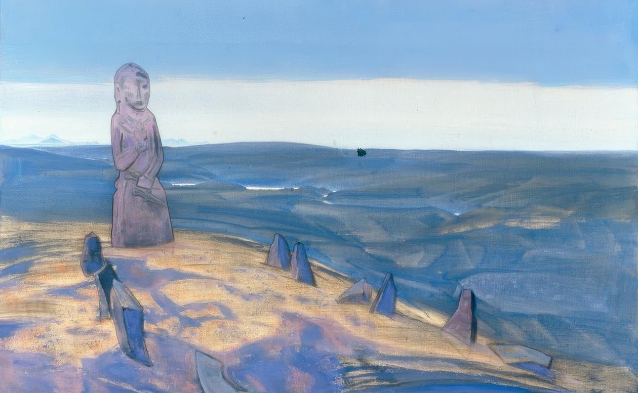 Der Wächter des Kelches von Nikolai Konstantinowitsch Roerich