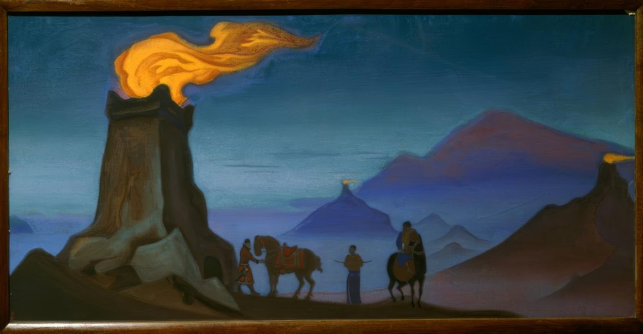 Flamme des Sieges von Nikolai Konstantinowitsch Roerich