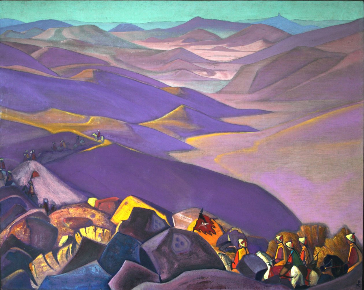 Mongolei. Dschingis Khans Feldzug, 1937-1938 von Nikolai Konstantinowitsch Roerich