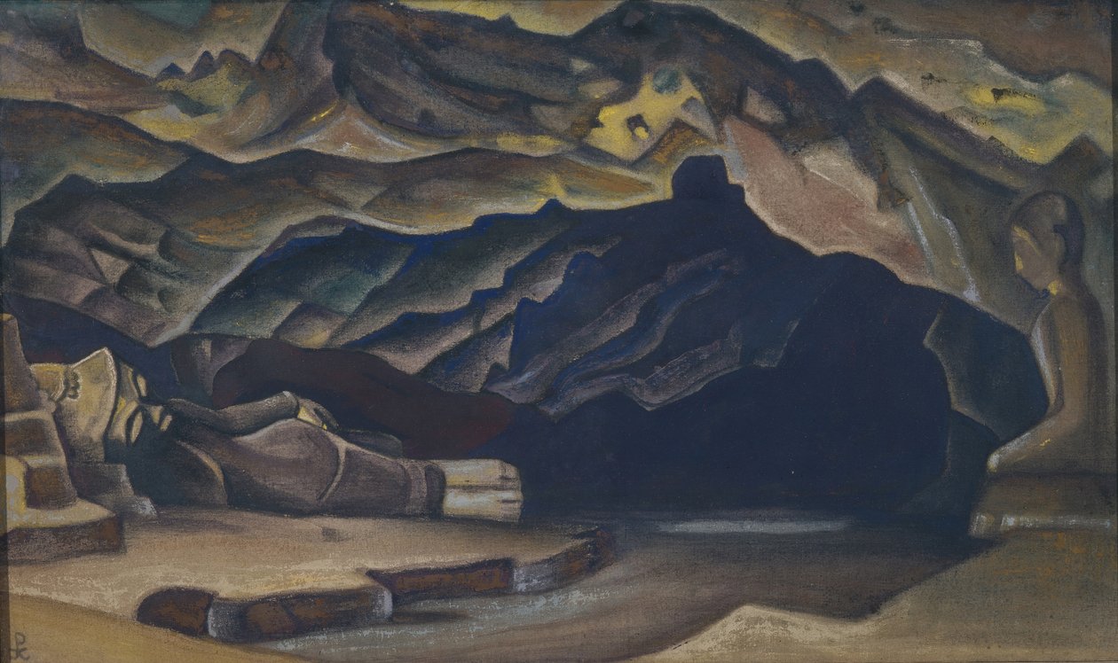 Parinirvana, 1935-1936 von Nikolai Konstantinowitsch Roerich