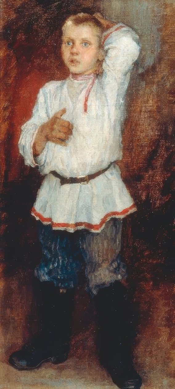 Dorfjunge von Nikolai P. Bogdanow Bjelski