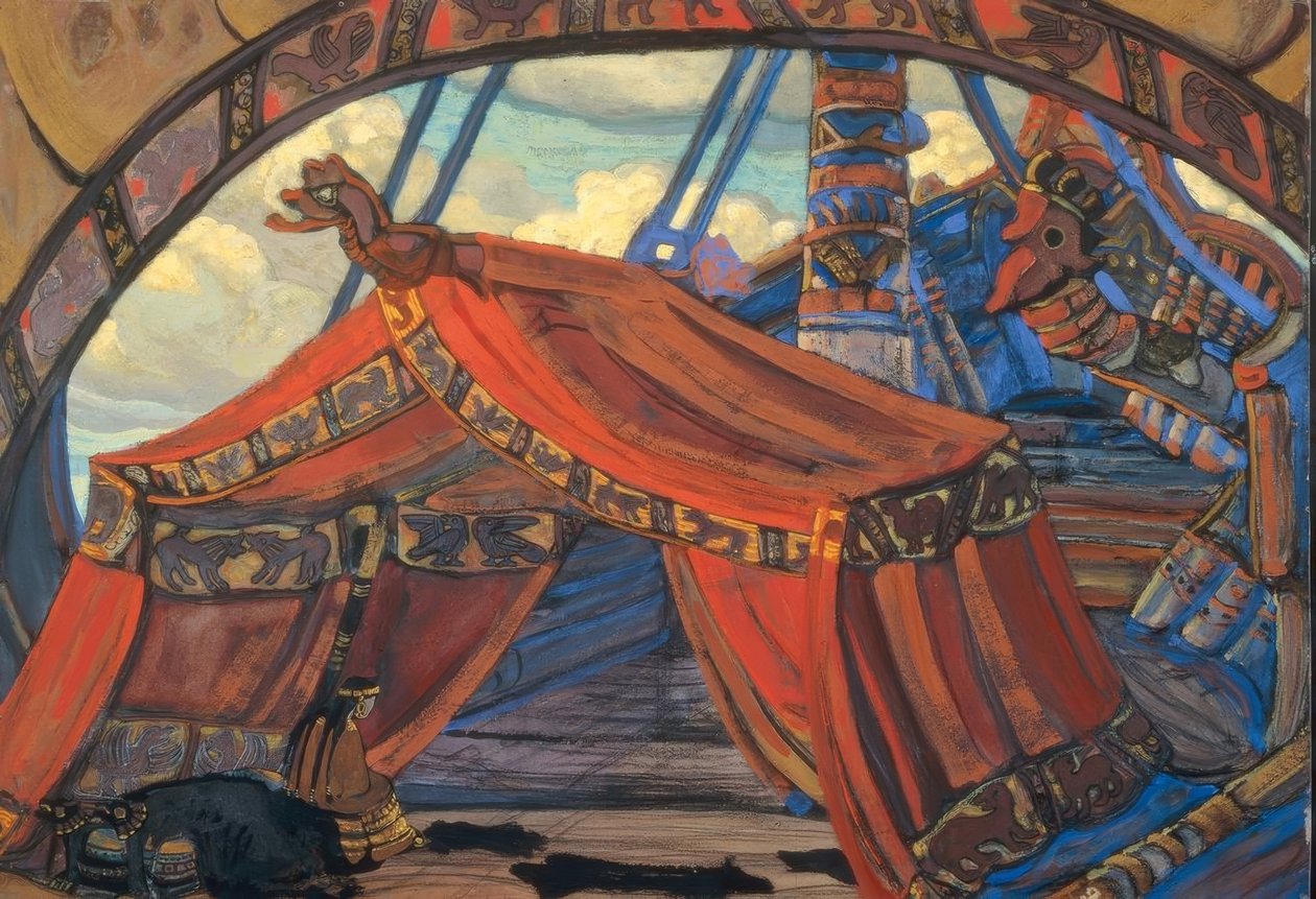 Tristan (Bühne von Roerich) von Nikolai Konstantinowitsch Roerich
