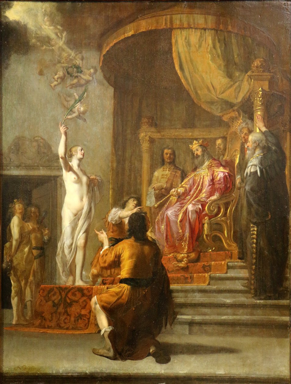 Zorobabel vor Darius von Nikolaus Knüpfer