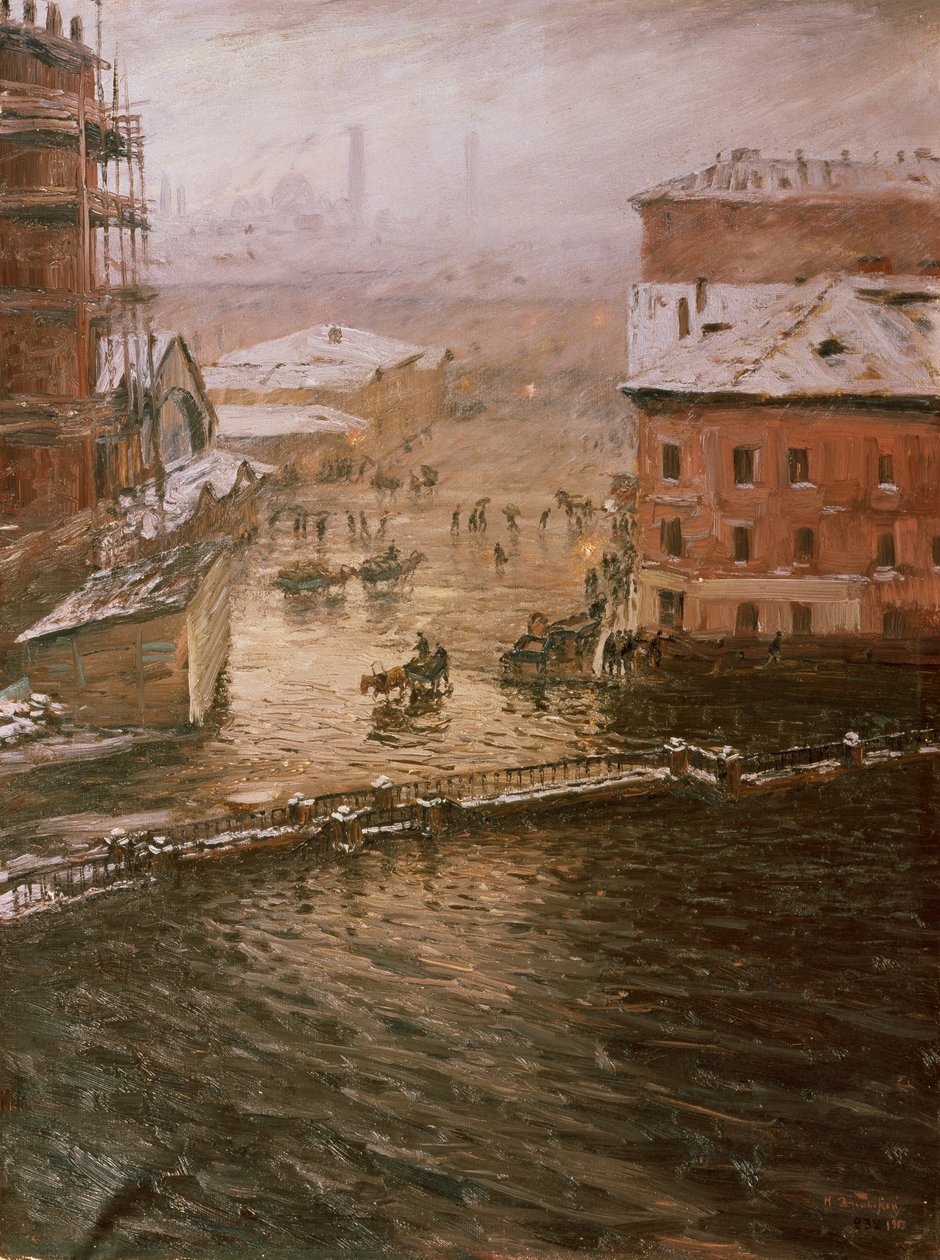 Überschwemmung in St. Petersburg, 1903 von Nikolay Nikanorovich Dubovskoy