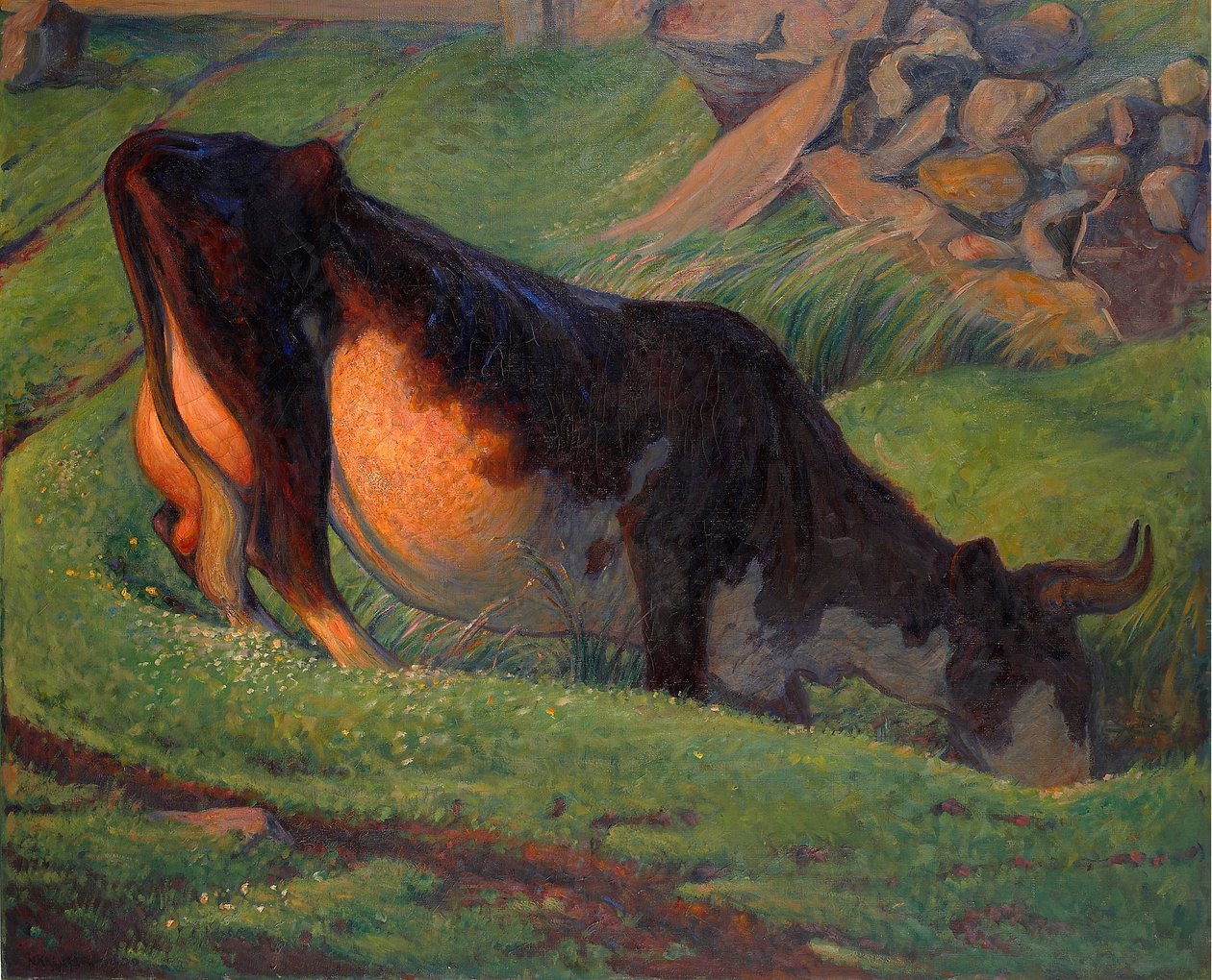 Weidende Kuh von Nils Kreuger