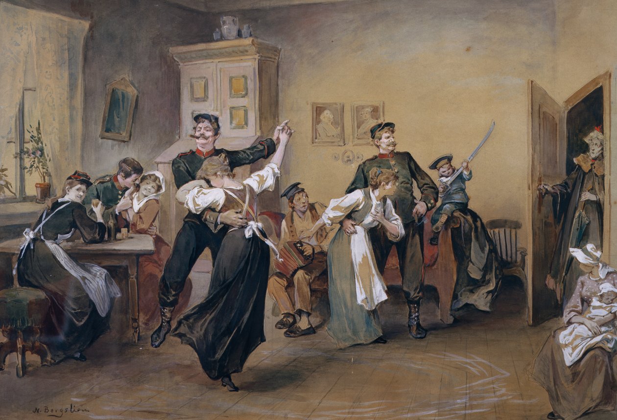 Tanz auf dem Dachboden von Nils Bergslien
