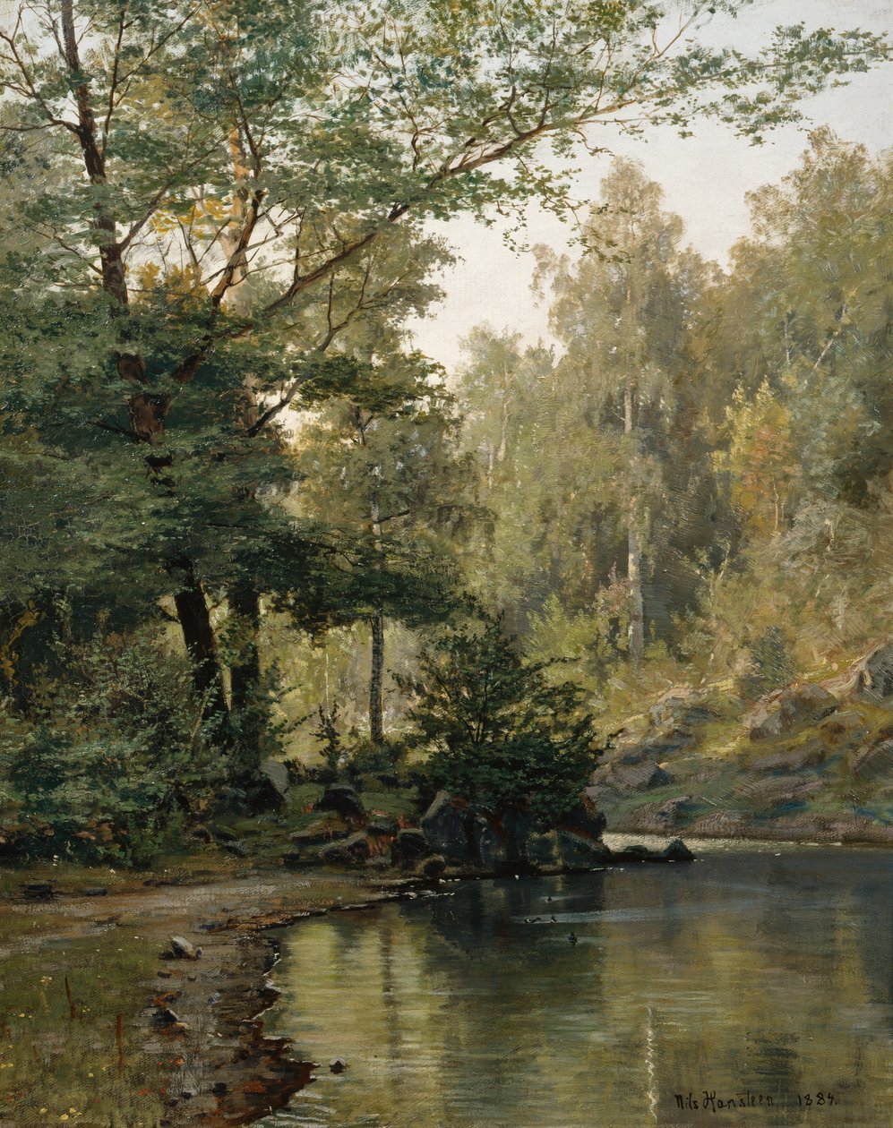 Waldsee von Nils Hansteen