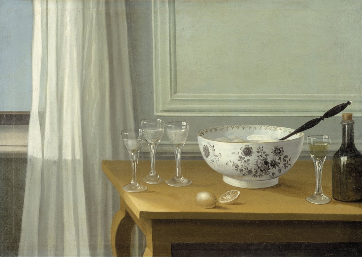 Stillleben mit einer Bowle von Nils Schillmark