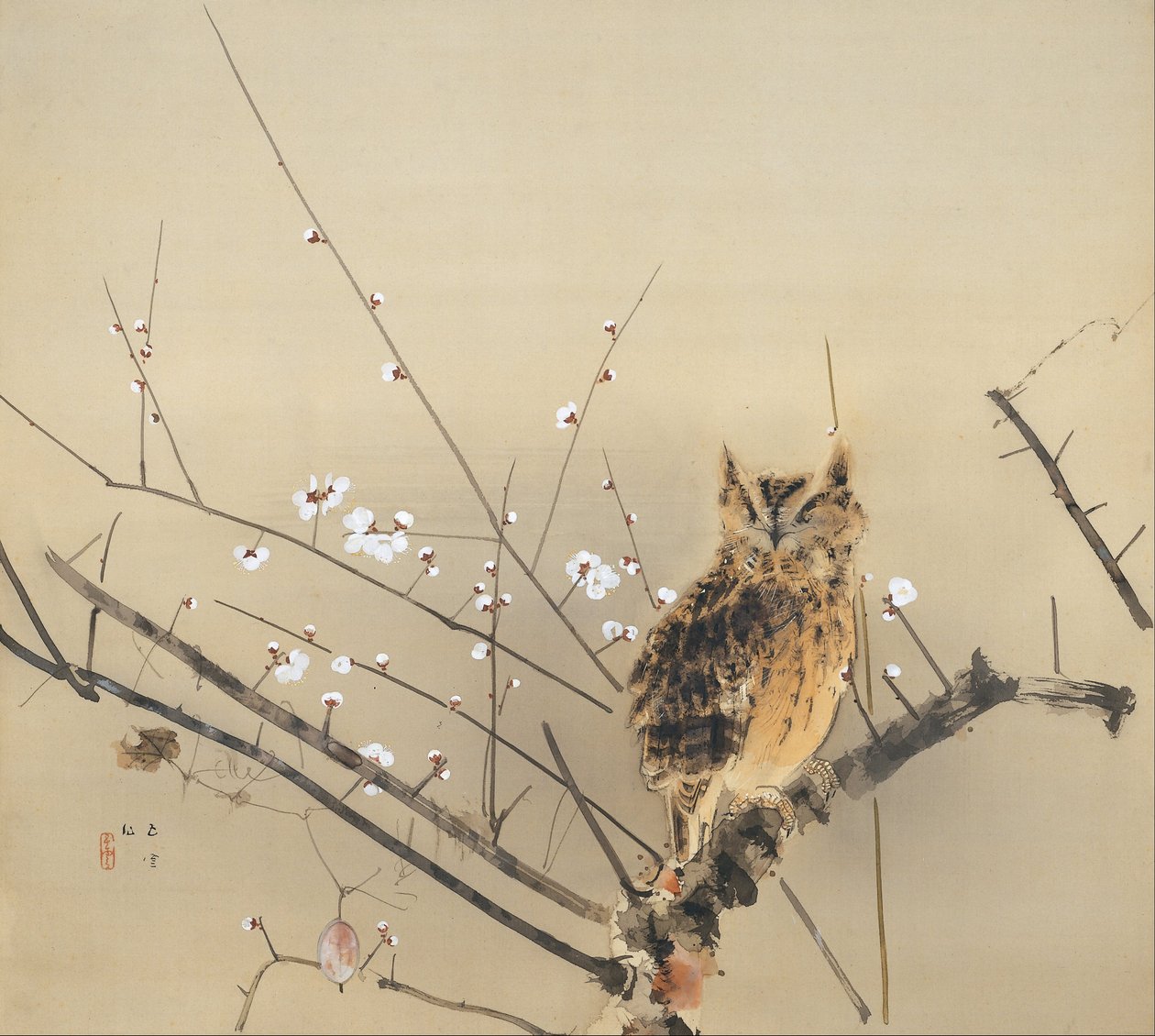 Frühe Pflaumenblüten von Nishimura Goun
