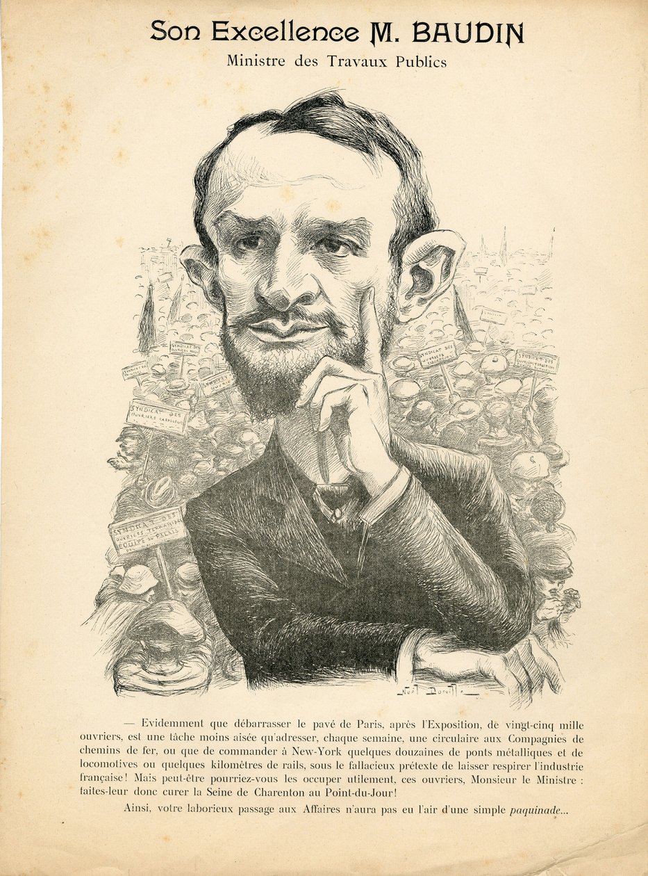 Flugblatt von Noel Dorville