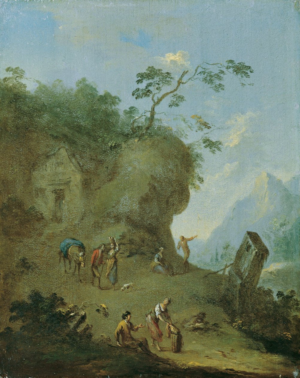 Hütte auf einer Waldhöhe von Norbert Grund