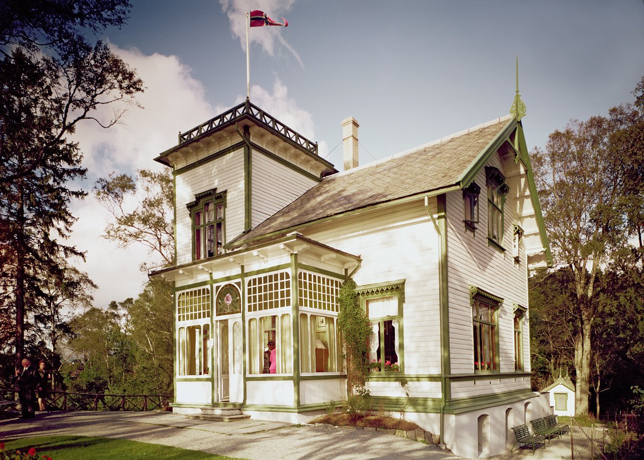 Haus von Edvard Grieg (1843-1907) von Norwegian School
