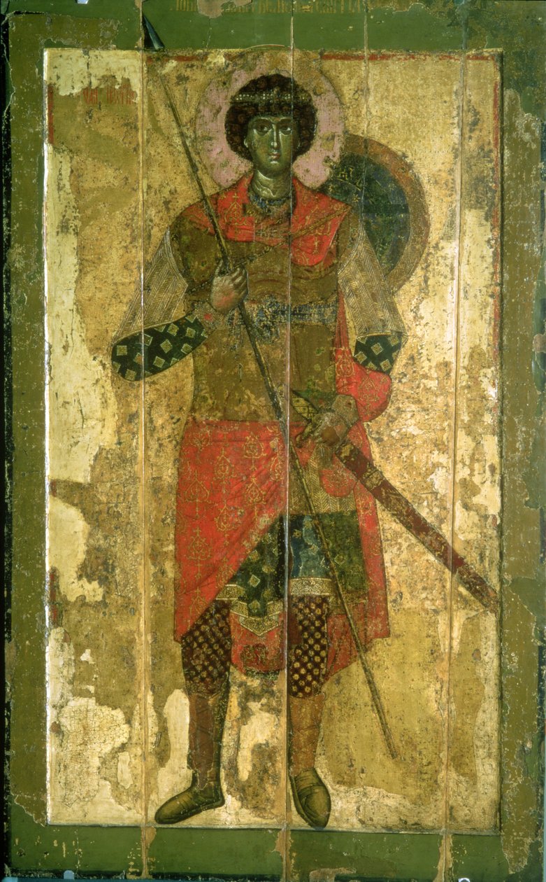 Ikone des St. Georg, 1130-50 von Novgorod School