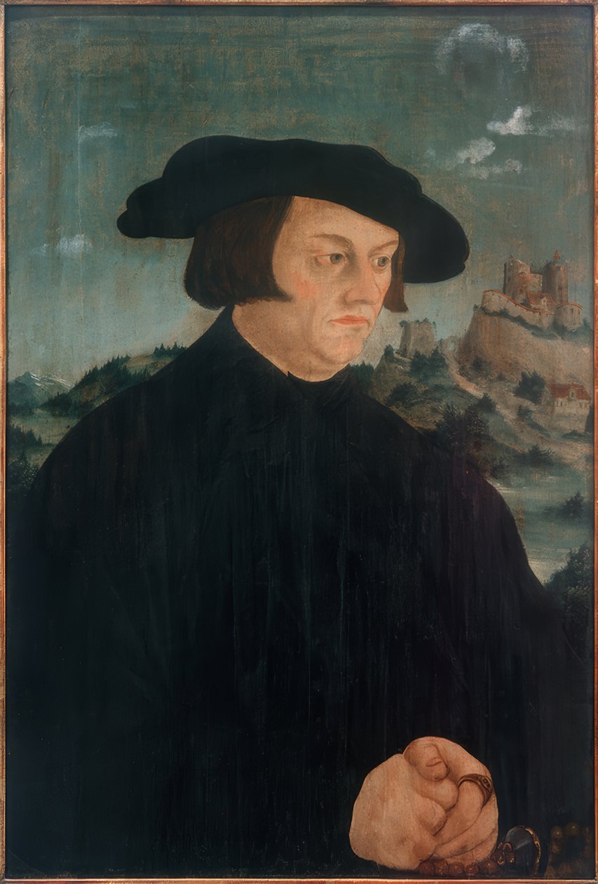 Bildnis eines Mannes von Oberdeutscher Meister