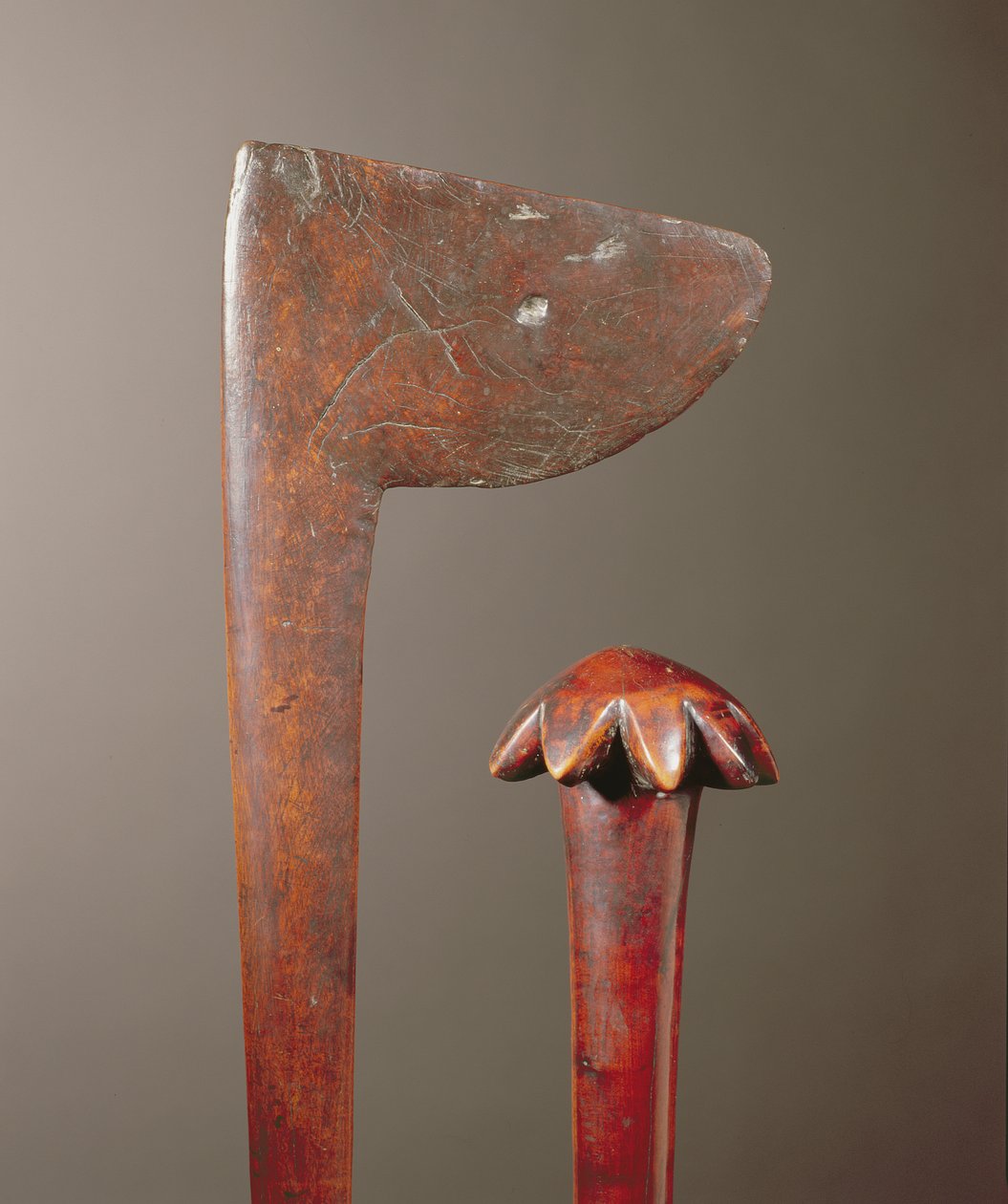 Maori Tewhatewha und Neukaledonischer Keule (Detail) von Oceanic