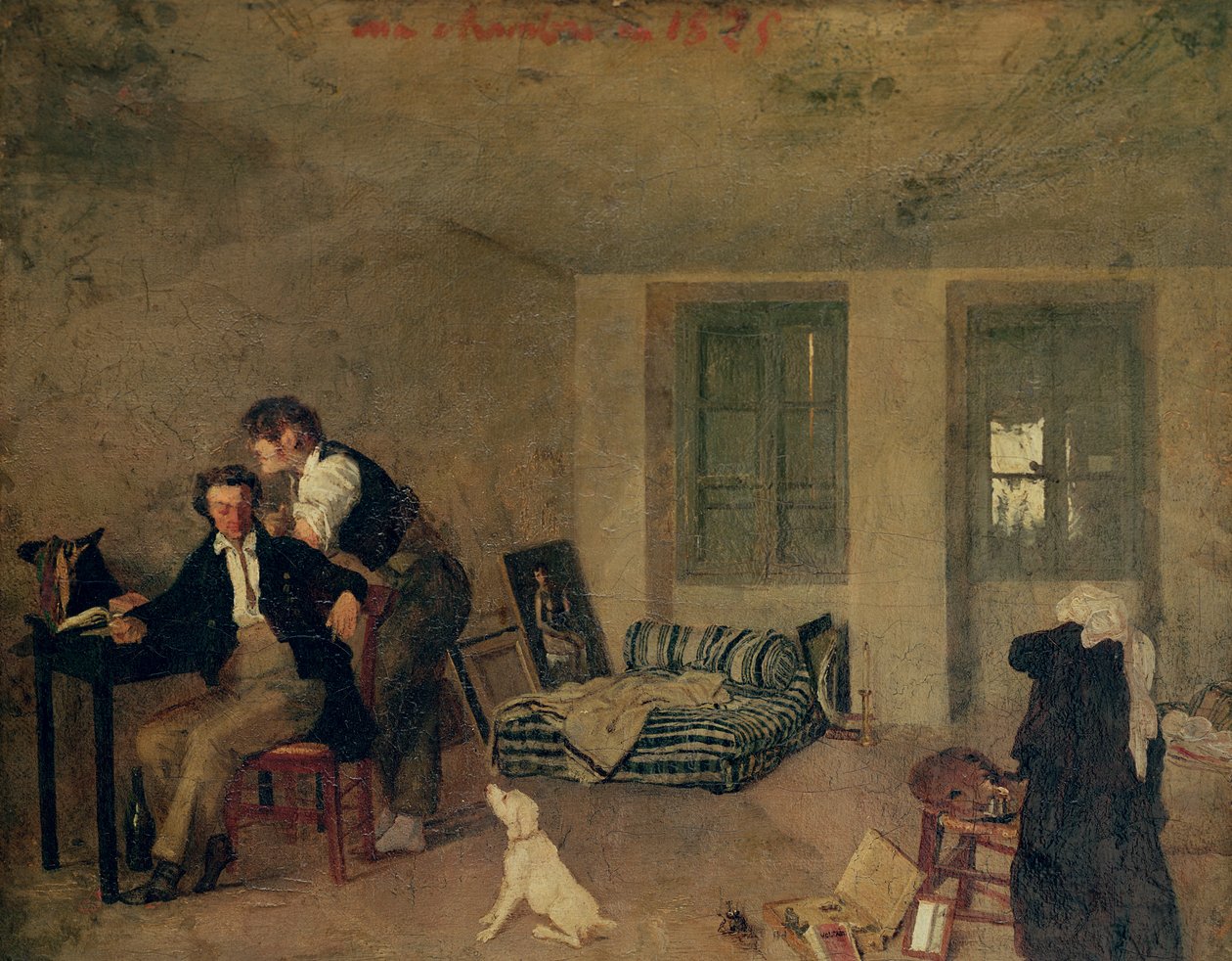 Mein Zimmer im Jahr 1825 von Octave Tassaert
