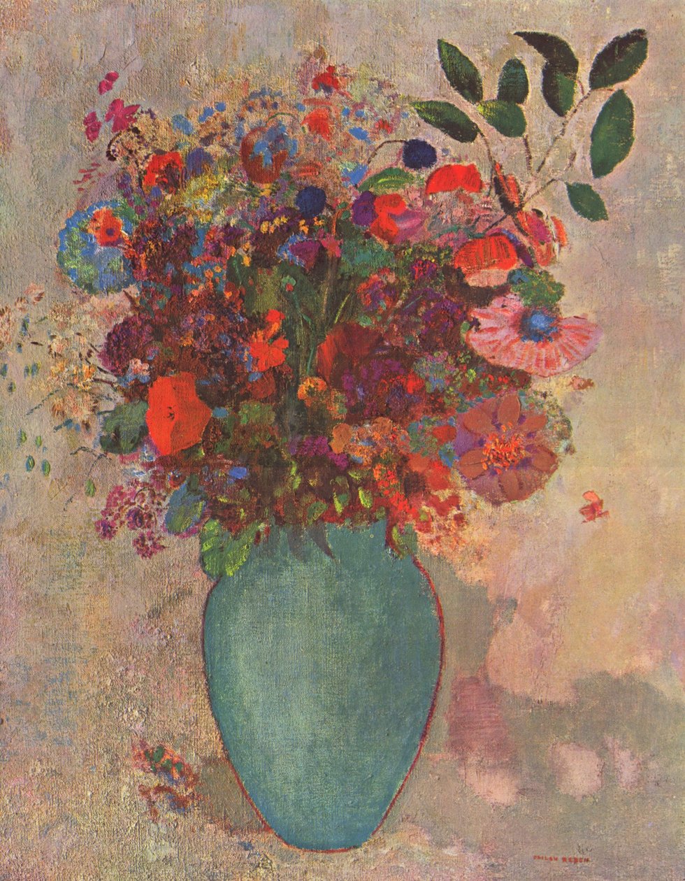 Die Türkisvase von Odilon Redon