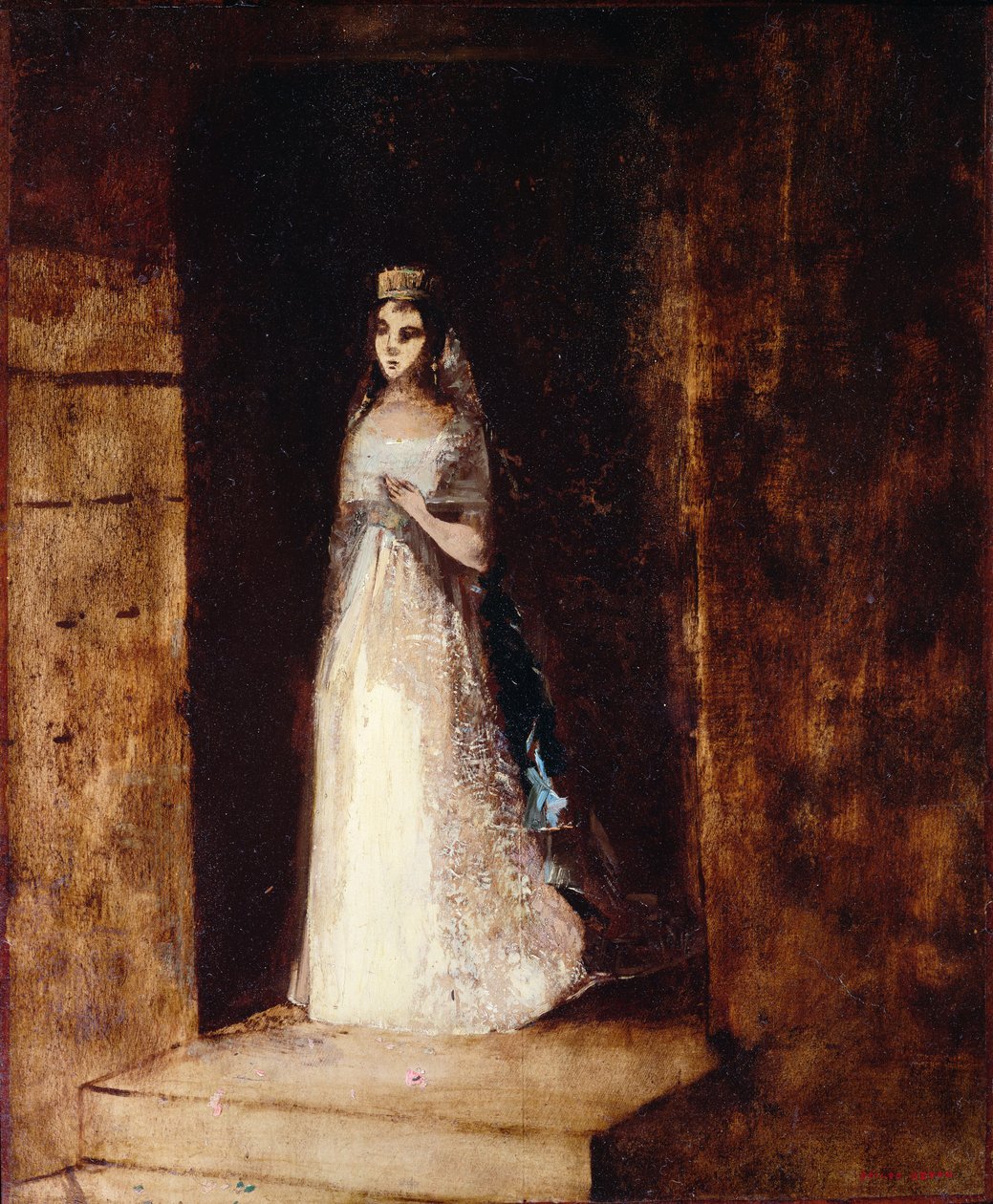 Die weiße Prinzessin von Odilon Redon